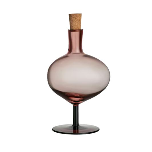 Sticla decorativa, 23 cm, visiniu, Bod by Matti & Simon - KOSTA BODA