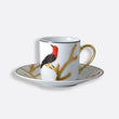 Ceasca pentru espresso si farfurie, Aux Oiseaux - BERNARDAUD