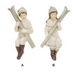 Decoratiune schi, auriu, 45 cm, Childhood - Simona's Christmas