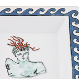 Vide-poche din portelan, 18 cm, Il Viaggio di Nettuno White - GINORI 1735