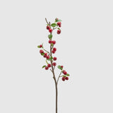 Ramura decorativa Melin, rosu inchis - 90 cm - SIMONA's Christmas