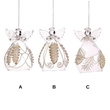 Ornament pentru brad, inger, alb, 12 cm - Simona's Christmas