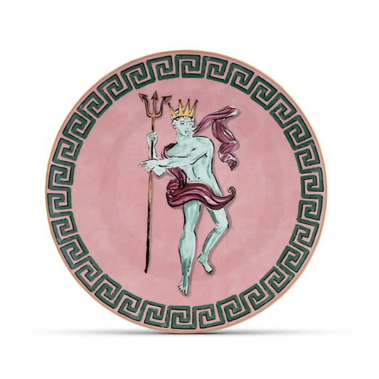 Farfurie de prezentare, 33 cm, Il Viaggio di Nettuno Pink - GINORI 1735