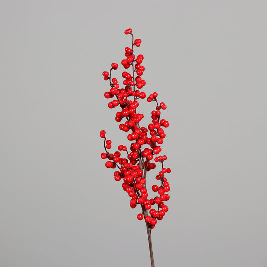 Ramura decorativa Berries, rosu, 66 cm, Jonah - Simona's Christmas