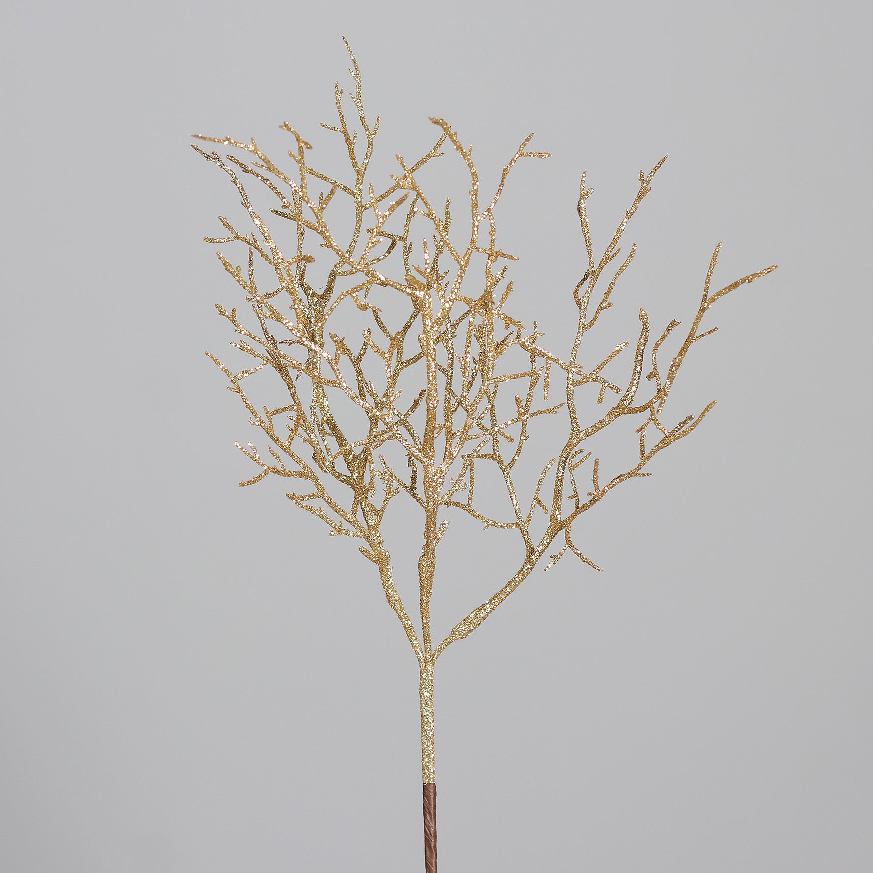 Ramura decorativa Kokash, auriu, 38 cm - Simona's Christmas