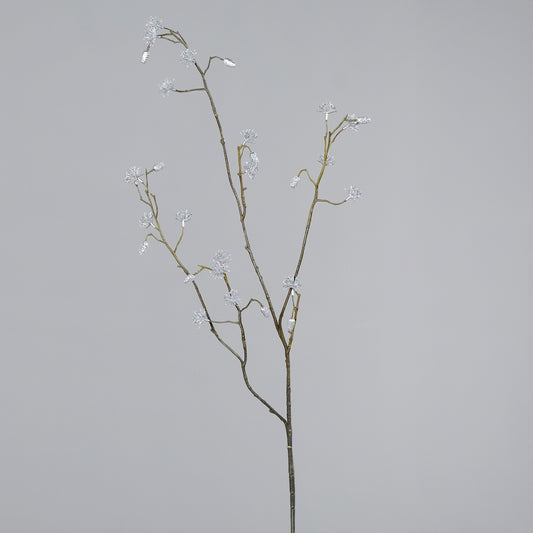 Ramura decorativa Larch, argintiu, 93 cm - Simona's Christmas