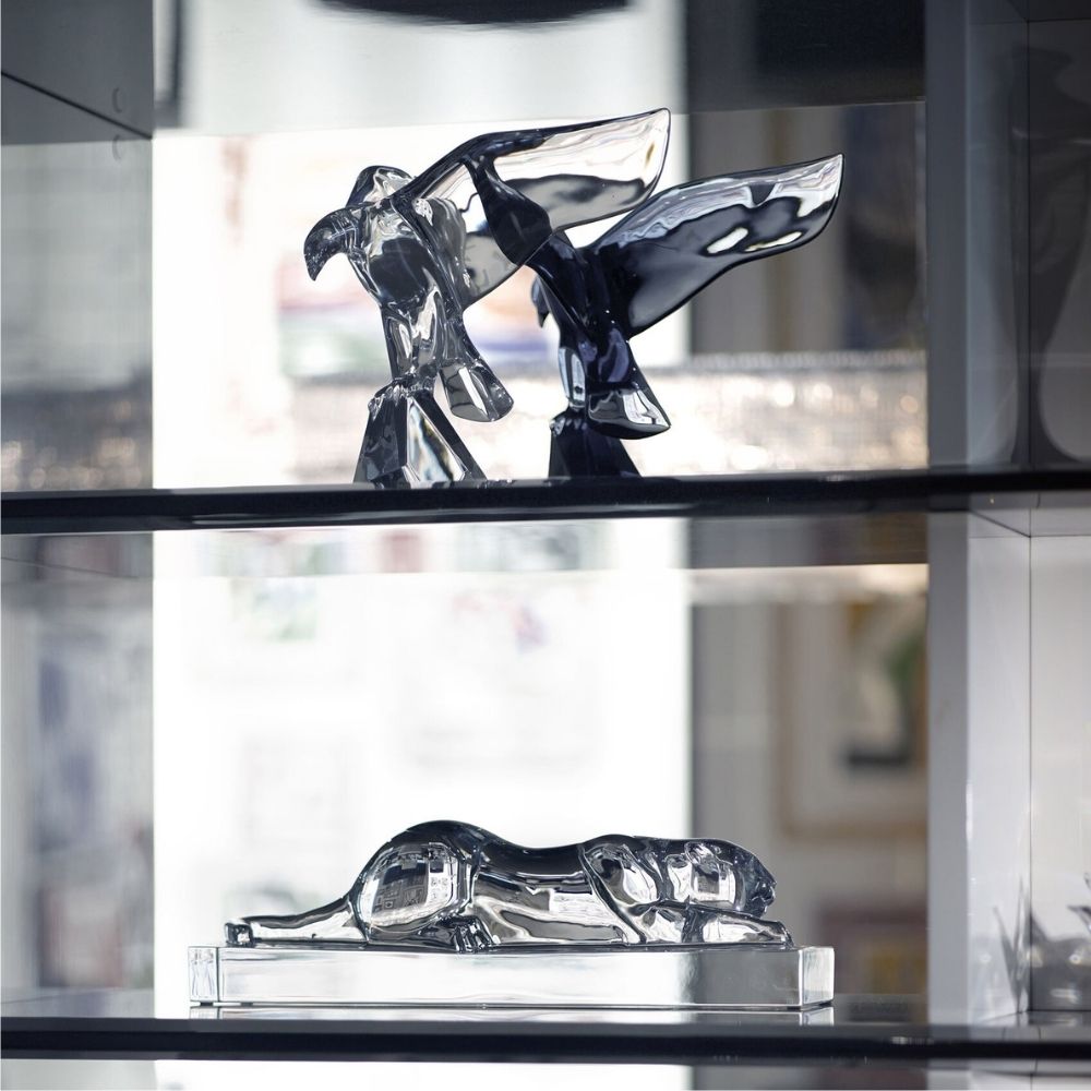 Sculptura din cristal Imperator Eagle Midnight by Jan Tesar - BACCARAT
