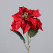 Floare decorativa Craciunita, rosu, 74 cm, Samel - Simona's Christmas