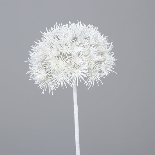 Floare decorativa, alb, 74 cm, Allium - Simona's Christmas