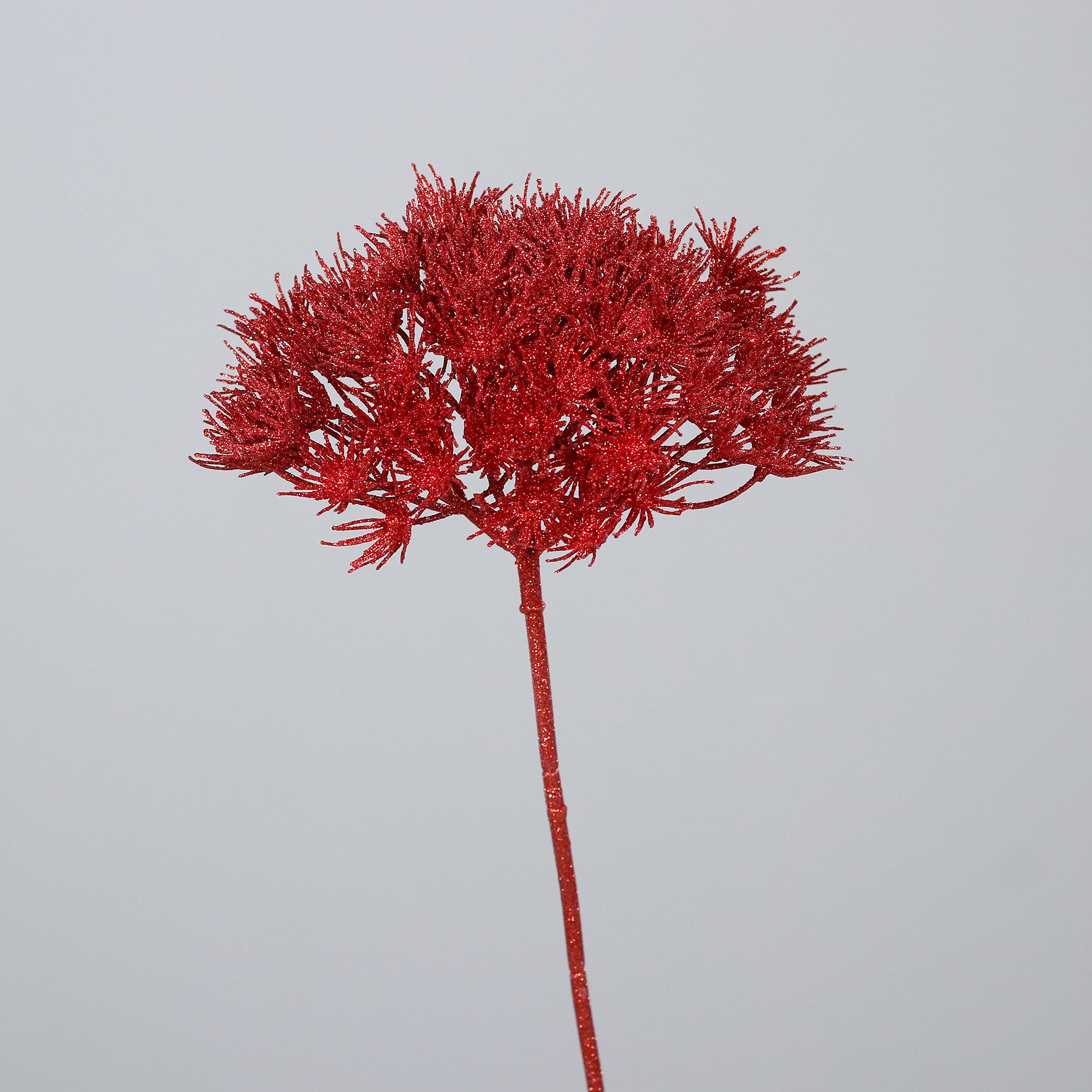 Floare decorativa, rosu, 75 cm, Allium - Simona's Christmas