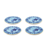 Set 4 suporturi pentru pahar, 9.5 cm, Oriente Italiano Iris - GINORI 1735