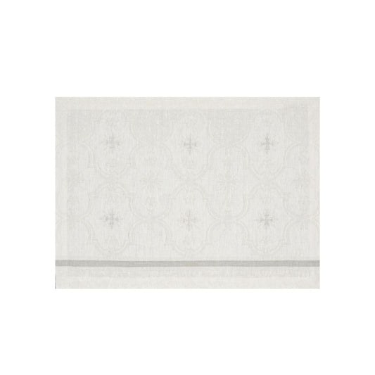 Suport pentru farfurie, alb, 50 x 36 cm, Armoiries - JACQUARD FRANCAIS