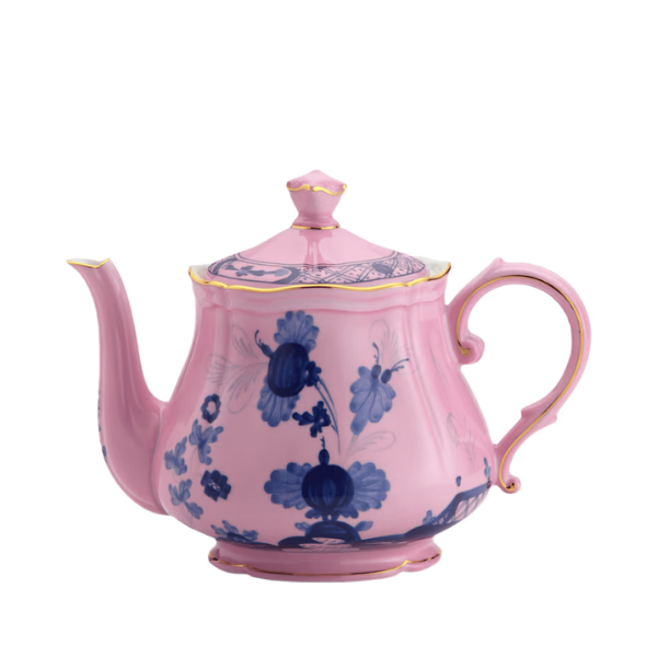 Ceainic din portelan, 25 cm, Oriente Italiano Azalea - GINORI 1735