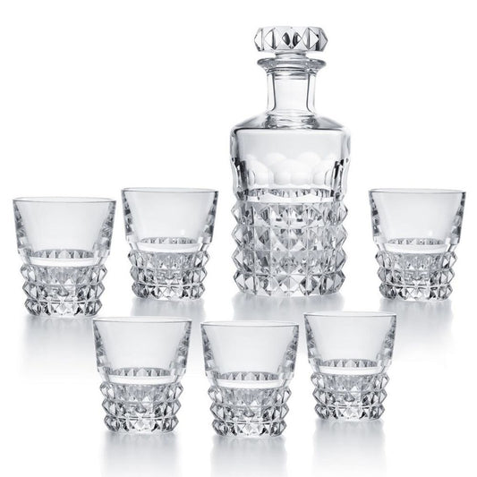 Set whisky - 1 decantor si 6 pahare, Louxor by Thomas Bastide - EDITIE LIMITATA - BACCARAT