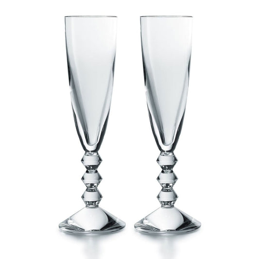 Set doua pahare pentru sampanie, transparent, Vega Flute - BACCARAT