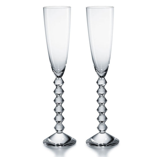 Set doua pahare pentru sampanie, transparent, Vega Flutissimo - BACCARAT