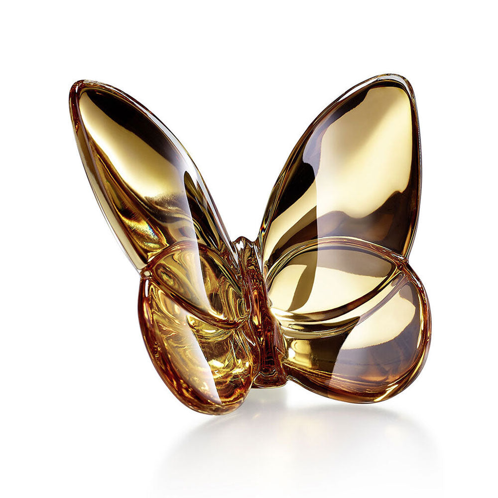 Sculptura din cristal, auriu, Papillon Lucky Butterfly - BACCARAT