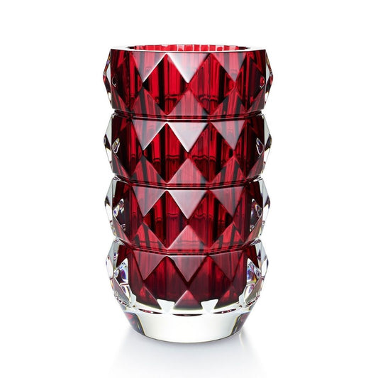 Vaza rosie din cristal, Louxor by Thomas Bastide - BACCARAT