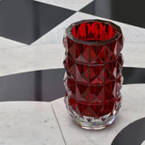 Vaza rosie din cristal, Louxor by Thomas Bastide - BACCARAT