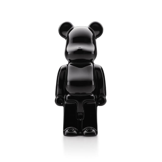 Figurina neagra din cristal, Bearbrick - BACCARAT