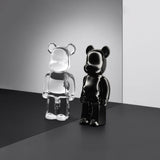 Figurina transparenta din cristal, Bearbrick - BACCARAT