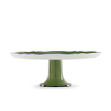 Platou cu picior, 30 cm, Oriente Italiano Malachite - GINORI 1735