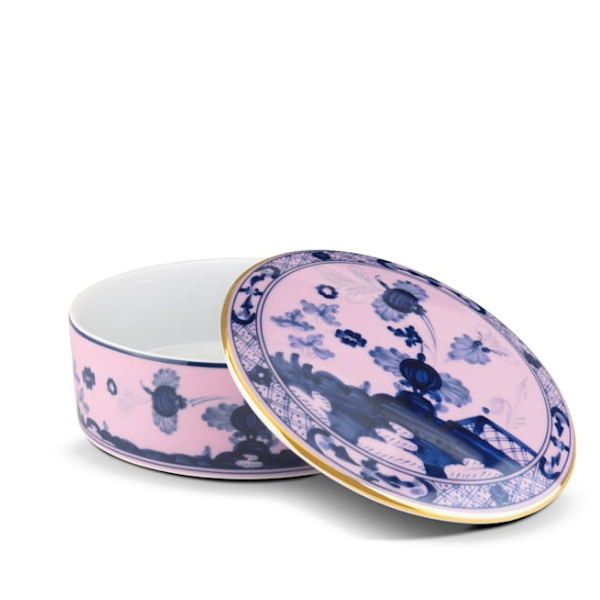 Cutie din portelan, 13 cm, Oriente Italiano Azalea - GINORI 1735