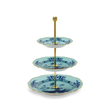 Etajera 3 niveluri, portelan, Oriente Italiano Iris - GINORI 1735