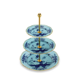 Etajera 3 niveluri, portelan, Oriente Italiano Iris - GINORI 1735
