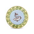 Farfurie bread & butter, 16 cm, Il Viaggio di Nettuno Sky Blue - GINORI 1735