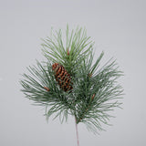 Ramura decorativa Pin, verde, 40 cm - Simona's Christmas