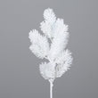 Ramura decorativa Pin, alb, 48 cm - Simona's Christmas