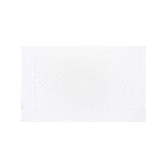 Covor pentru baie 55x90 cm, bumbac, Etoile Blanc - YVES DELORME