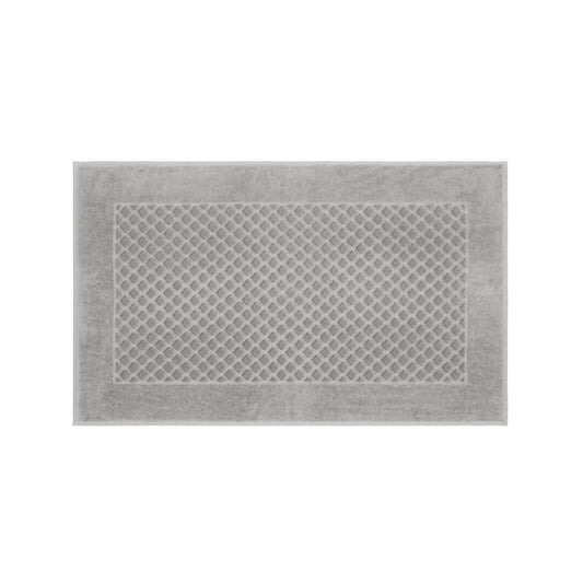 Covor pentru baie 55x90 cm, bumbac, Etoile Platine- YVES DELORME