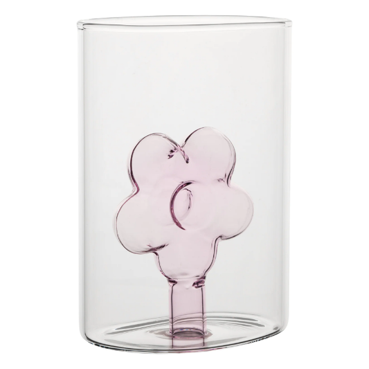 Vaza din sticla, roz, 10.5 cm, Infiore - SIMONA'S COLLECTION
