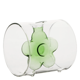 Vaza din sticla, verde, cilindru 10.5 cm, Infiore - SIMONA'S COLLECTION