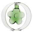 Vaza din sticla, verde, rotund 12.5 cm, Infiore - SIMONA'S COLLECTION