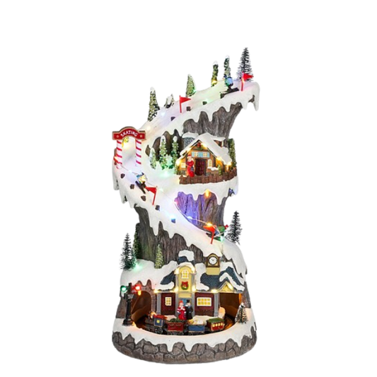 Cutie muzicala Ski Slope, 43 cm - Simona's Christmas