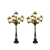 Set 2 accesorii Felinar cu 5 brate, 13 cm - Simona's Christmas