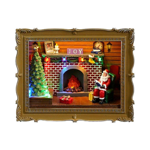 Cutie muzicala Fireplace Frame, 24x2 cm - Simona's Christmas