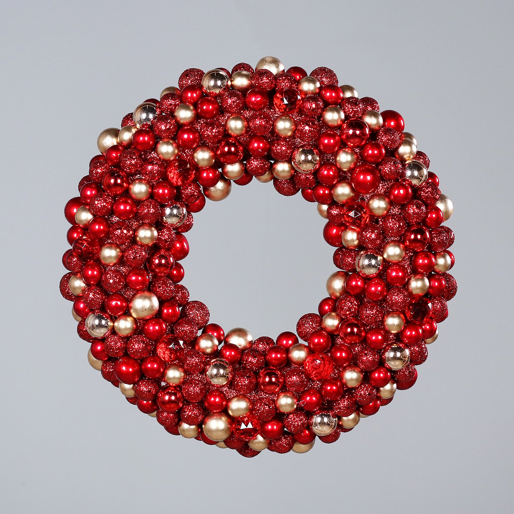 Coronita decorativa, rosu, 33 cm, Kranz  - Simona's Christmas