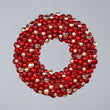 Coronita decorativa, rosu, 33 cm, Kranz  - Simona's Christmas