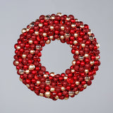 Coronita decorativa, rosu, 33 cm, Kranz  - Simona's Christmas