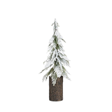 Brad decorativ cu aspect inzapezit, 55 cm - Simona's Christmas