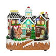 Cutie muzicala Gingerbread Village, 20 cm - Simona's Christmas