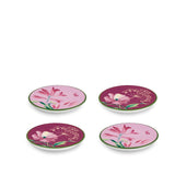 Set 4 suporturi pentru pahar, 9.5 cm, Florenza Malva - GINORI 1735