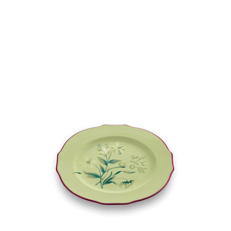Farfurie pentru desert, verde, 22 cm, Florenza Acante - GINORI 1735