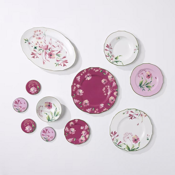 Farfurie pentru cina, alb, 28 cm, Florenza Malva - GINORI 1735