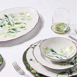 Farfurie pentru cina, alb, 28 cm, Florenza Acanto - GINORI 1735