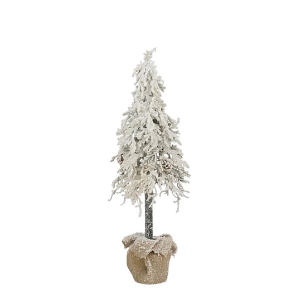 Pin decorativ cu aspect inzapezit, 90 cm - Simona's Christmas